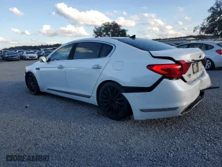 2015 Kia K900 Luxury with VIN KNALW4D4XF6018461, listed as a Copart auction lot 86055044 with 147,141 mi miles and Salvage Title. Bid and sale history available at carsss.com. Image 2.