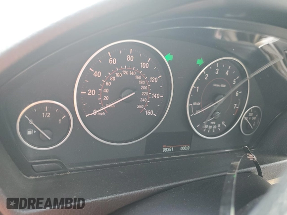 2016 BMW 3 Series 328i with VIN WBA8E9C53GK644183, listed as a Copart auction lot 55792355 with 99,351 mi miles and Clean Title. Bid and sale history available at DreamBid. Image 9.