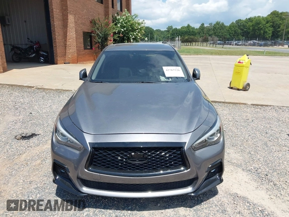 2019 Infiniti Q50 Luxe z VIN JN1EV7APXKM519048, wystawiony jako IAAI lot #42767526 z przebiegiem 99 705 mil mil oraz . Historia ofert i sprzedaży dostępna na DreamBid. Obrazek 6.
