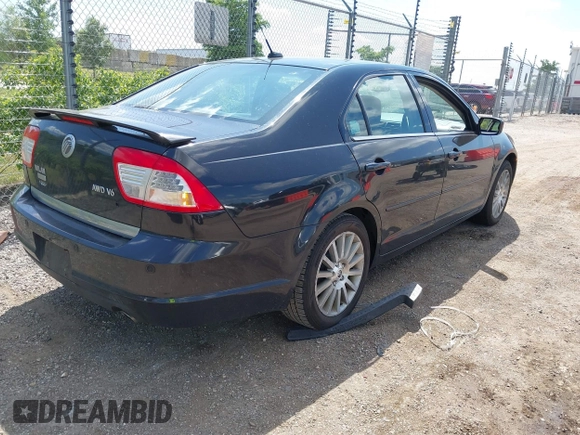 2009 Mercury Milan Premier with VIN 3MEHM02179R600636, listed as a IAAI auction lot 42638488 with 183,743 mi miles and . Bid and sale history available at DreamBid. Image 4.