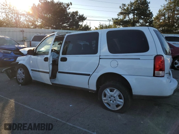 2007 Chevrolet Uplander LS Fleet with VIN 1GNDV23W07D158394, listed as a Copart auction lot 82654854 with 0 mi miles and Salvage Title. Bid and sale history available at carsss.com. Image 2.