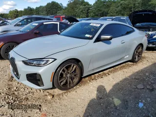 2023 BMW 4 Series M440i xDrive with VIN WBA13AR06PCL24743, listed as a Copart auction lot 70877503 with 6,584 mi miles and . Bid and sale history available at DreamBid. Image 1.