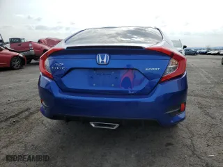 2021 Honda Civic Sedan Sport with VIN 2HGFC2F80MH517814, listed as a Copart auction lot 52931475 with 0 mi miles and Salvage Title. Bid and sale history available at carsss.com. Image 6.