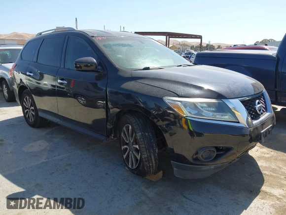 2013 Nissan Pathfinder Platinum with VIN 5N1AR2MM2DC623056, listed as a IAAI auction lot 42425294 with 187,059 mi miles and . Bid and sale history available at DreamBid. Image 1.