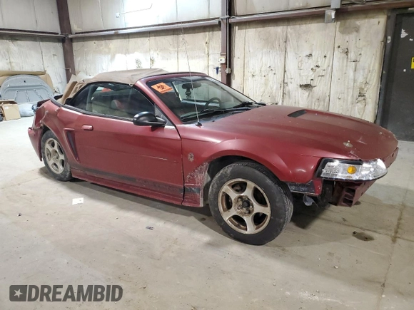 2004 Ford Mustang Deluxe with VIN 1FAFP44624F215268, listed as a Copart auction lot 60558755 with Not provided miles and Salvage title. Bid and sale history available at DreamBid. Image 4.