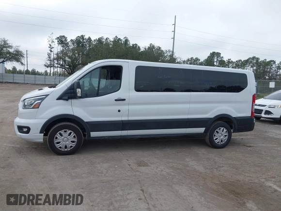 2023 Ford Transit Passenger XL with VIN 1FBAX2YG0PKA93666, listed as a IAAI auction lot 41493225 with 44,092 mi miles and . Bid and sale history available at DreamBid. Image 14.