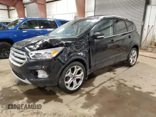 2017 Ford Escape Titanium with VIN 1FMCU9J91HUC68669, listed as a Copart auction lot 43190965 with 161,347 mi miles and Clean Title. Bid and sale history available at carsss.com. Image 1.