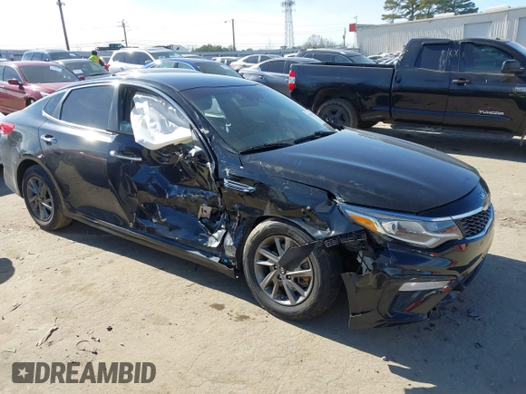 2019 Kia Optima LX with VIN 5XXGT4L31KG357854, listed as a IAAI auction lot 41458399 with 167,500 mi miles. Bid and sale history available at carsss.com. Image 6.