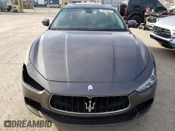 2016 Maserati Ghibli S with VIN ZAM57RSA8G1187158, listed as a Copart auction lot 44256914 with 81,725 mi miles. Bid and sale history available at carsss.com. Image 5.