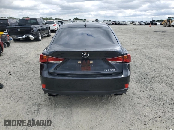 2017 Lexus IS with VIN JTHBA1D27H5054352, listed as a Copart auction lot 54737955 with 71,141 mi miles and Salvage Title. Bid and sale history available at carsss.com. Image 6.