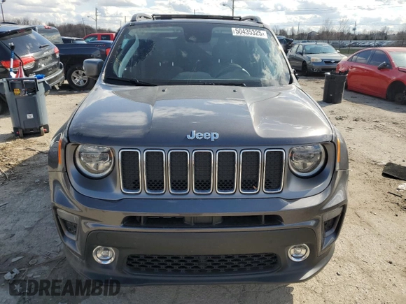 2021 Jeep Renegade Limited with VIN ZACNJDD14MPN32054, listed as a Copart auction lot 50435325 with 25,389 mi miles and Salvage title. Bid and sale history available at DreamBid. Image 5.