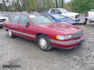 1996 Cadillac DeVille with VIN 1G6KD52Y0TU301333, listed as a IAAI auction lot 41773603 with 93,009 mi miles. Bid and sale history available at carsss.com. Image 1.
