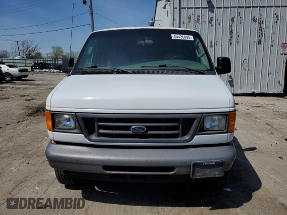 2006 Ford Econoline Cargo with VIN 1FTNS24L96HA84426, listed as a Copart auction lot 54436095 with 261,261 mi miles and Clean Title. Bid and sale history available at DreamBid. Image 5.