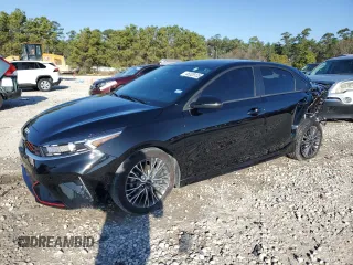 2024 Kia Forte GT-Line with VIN 3KPF54AD9RE788558, listed as a Copart auction lot 45528125 with 16,517 mi miles and Salvage Title. Bid and sale history available at carsss.com. Image 1.