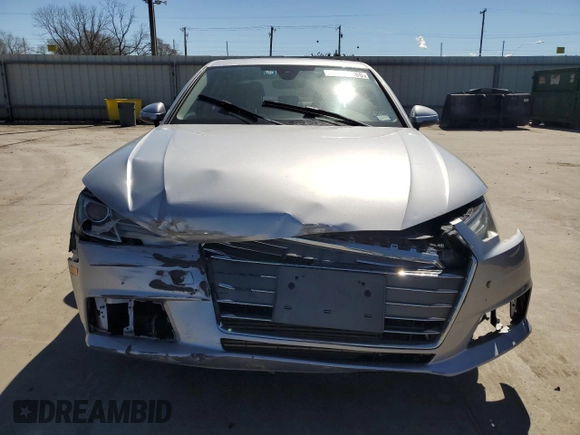 2017 Audi A4 ultra Premium with VIN WAUGMAF44HN059776, listed as a Copart auction lot 47557685 with 81,730 mi miles and Salvage Title. Bid and sale history available at carsss.com. Image 5.