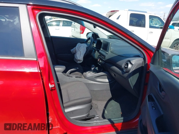 2023 Hyundai Kona SEL with VIN KM8K6CAB2PU936256, listed as a IAAI auction lot 41869839 with 37,170 mi miles. Bid and sale history available at carsss.com. Image 5.