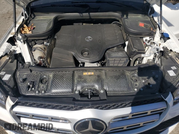 2022 Mercedes-Benz GLS 450 with VIN 4JGFF5KE4NA594331, listed as a Copart auction lot 49956325 with 37,563 mi miles and Salvage Title. Bid and sale history available at DreamBid. Image 12.