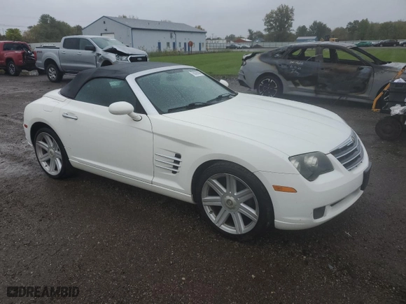 2005 Chrysler Crossfire Limited with VIN 1C3AN65L75X056564, listed as a Copart auction lot 76039594 with 68,256 mi miles and Salvage Title. Bid and sale history available at carsss.com. Image 4.