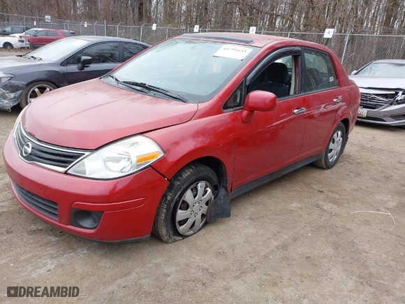 2010 Nissan Versa 1.8 S with VIN 3N1BC1AP2AL373436, listed as a IAAI auction lot 41791633 with 184,232 mi miles. Bid and sale history available at carsss.com. Image 2.