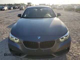 2021 BMW 2 Series 230i with VIN WBA2J1C04M7H58556, listed as a Copart auction lot 75501124 with 35,473 mi miles and Salvage Title. Bid and sale history available at carsss.com. Image 5.