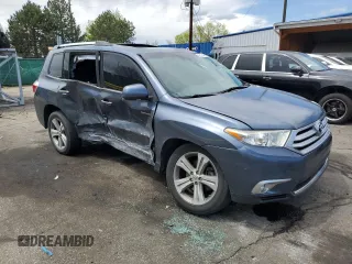 2012 Toyota Highlander Limited with VIN 5TDDK3EH3CS136524, listed as a Copart auction lot 55121145 with 194,480 mi miles and Salvage title. Bid and sale history available at DreamBid. Image 4.