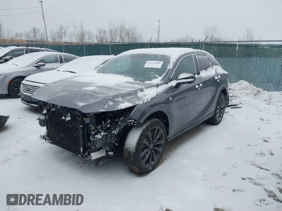2023 Lexus RX with VIN 2T2BAMCA8PC026214, listed as a IAAI auction lot 41154609 with 3,779 mi miles. Bid and sale history available at carsss.com. Image 18.
