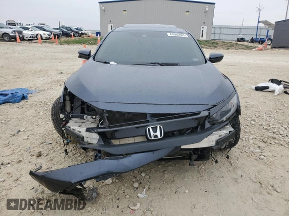 2020 Honda Civic Sedan EX-L with VIN 19XFC1F74LE015365, listed as a Copart auction lot 44965985 with 55,463 mi miles and Salvage Title. Bid and sale history available at carsss.com. Image 5.
