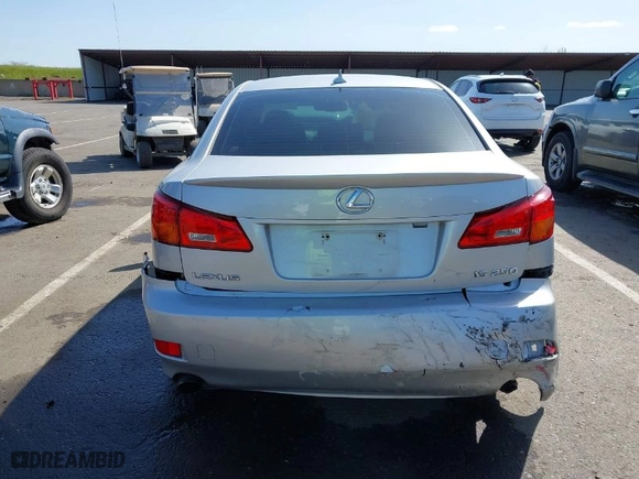 2008 Lexus IS 250 with VIN JTHBK262082070877, listed as a IAAI auction lot 41974496 with 182,255 mi miles. Bid and sale history available at carsss.com. Image 16.