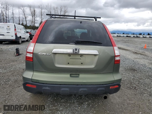 2008 Honda CR-V EX with VIN JHLRE48548C012942, listed as a Copart auction lot 51187565 with 264,851 mi miles and Salvage Title. Bid and sale history available at DreamBid. Image 6.