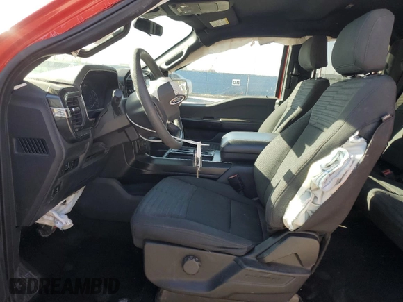 2021 Ford F-150 XL with VIN 1FTEX1CP8MKD04669, listed as a Copart auction lot 49723175 with 81,463 mi miles and Salvage title. Bid and sale history available at DreamBid. Image 7.