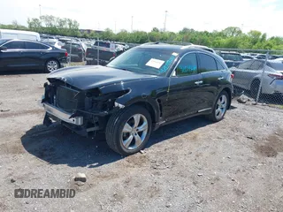 2009 Infiniti FX35 with VIN JNRAS18W69M158488, listed as a IAAI auction lot 42044264 with 90,673 mi miles. Bid and sale history available at carsss.com. Image 2.