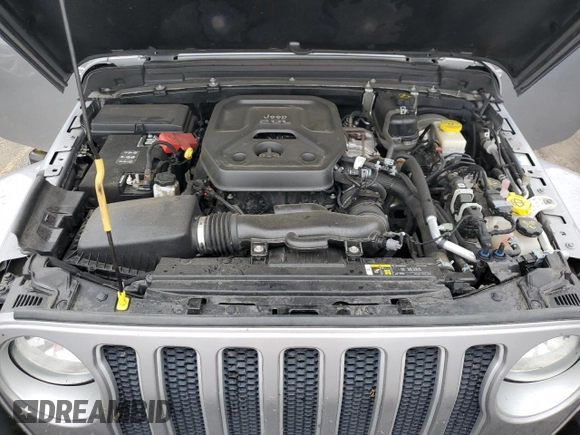 2020 Jeep Wrangler Unlimited Sahara with VIN 1C4HJXEN8LW181508, listed as a Copart auction lot 60907555 with 85,343 mi miles and Salvage title. Bid and sale history available at DreamBid. Image 11.