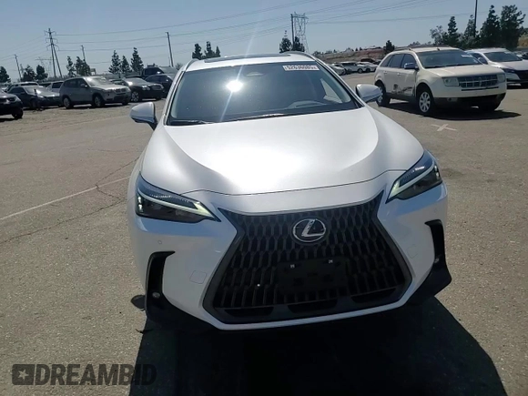 2025 Lexus NX 350h Premium with VIN JTJGKCEZ9S2052281, listed as a Copart auction lot 52636085 with 4,554 mi miles and Salvage title. Bid and sale history available at DreamBid. Image 10.