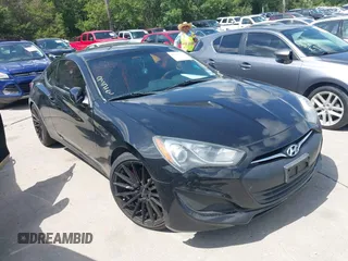 2013 Hyundai Genesis Coupe 2.0T with VIN KMHHT6KDXDU113087, listed as a IAAI auction lot 42715554 with 190,613 mi miles and . Bid and sale history available at DreamBid. Image 1.