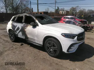 2024 Mercedes-Benz GLC 300 with VIN W1NKM4HBXRF158696, listed as a IAAI auction lot 42111136 with Not provided miles and . Bid and sale history available at DreamBid. Image 1.