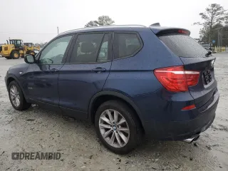 2014 BMW X3 xDrive28i with VIN 5UXWX9C50E0D34295, listed as a Copart auction lot 48472895 with 63,802 mi miles and Salvage Title. Bid and sale history available at DreamBid. Image 2.