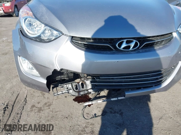 2012 Hyundai Elantra Limited with VIN KMHDH4AEXCU308006, listed as a IAAI auction lot 41440092 with 65,732 mi miles. Bid and sale history available at carsss.com. Image 6.
