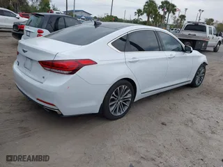 2016 Hyundai Genesis 3.8L with VIN KMHGN4JE6GU140327, listed as a IAAI auction lot 41623499 with 72,942 mi miles. Bid and sale history available at carsss.com. Image 4.