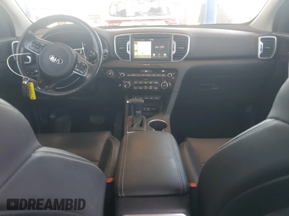 2019 Kia Sportage EX with VIN KNDPN3AC3K7542214, listed as a Copart auction lot 64037615 with 39,310 mi miles and Salvage title. Bid and sale history available at DreamBid. Image 8.