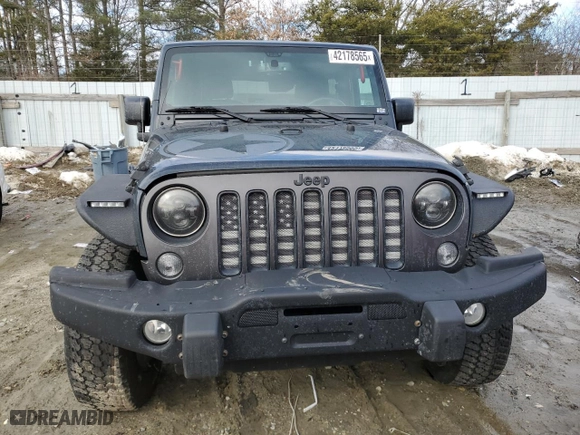 2018 Jeep Wrangler JK Sport with VIN 1C4AJWAG9JL924713, listed as a Copart auction lot 42178565 with 49,477 mi miles and Salvage Title. Bid and sale history available at carsss.com. Image 5.