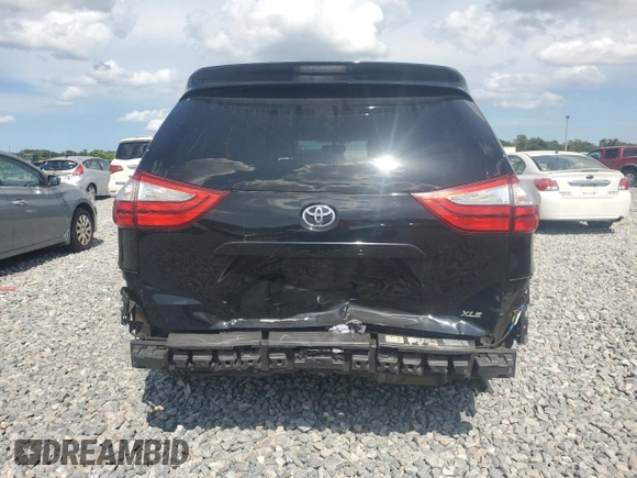 2015 Toyota Sienna XLE with VIN 5TDYK3DC2FS532715, listed as a Copart auction lot 62298295 with 151,583 mi miles and Salvage title. Bid and sale history available at DreamBid. Image 6.