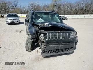 2020 Jeep Renegade Sport with VIN ZACNJAAB7LPL64940, listed as a Copart auction lot 49983135 with 96,186 mi miles and Salvage Title. Bid and sale history available at carsss.com. Image 12.