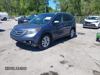2012 Honda CR-V EX-L with VIN 5J6RM4H76CL017337, listed as a IAAI auction lot 41831385 with 163,033 mi miles. Bid and sale history available at carsss.com. Image 2.