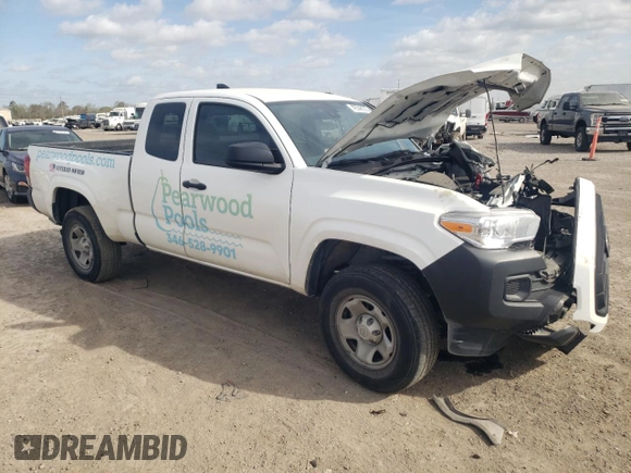 2023 Toyota Tacoma SR with VIN 3TYRX5GN2PT083718, listed as a Copart auction lot 49546035 with 23,005 mi miles and Salvage title. Bid and sale history available at DreamBid. Image 4.