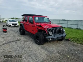 2018 Jeep Wrangler Unlimited Sport S z VIN 1C4HJXDG6JW165825, wystawiony jako Copart lot #59548785 z przebiegiem Nie podano mil oraz Nie do naprawy • Non repairable. Historia ofert i sprzedaży dostępna na DreamBid. Obrazek 15.