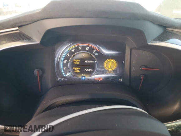 2016 Chevrolet Corvette Z06 3LZ with VIN 1G1YT2D62G5610461, listed as a Copart auction lot 88170585 with 25,781 mi miles and Salvage Title. Bid and sale history available at carsss.com. Image 9.