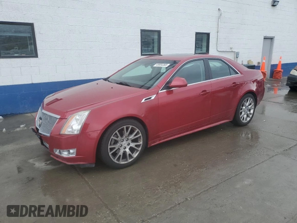 2012 Cadillac CTS Premium with VIN 1G6DS5E34C0130933, listed as a Copart auction lot 45604365 with 166,180 mi miles and Salvage Title. Bid and sale history available at DreamBid. Image 1.