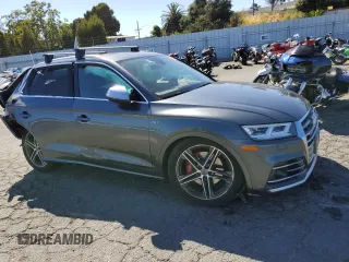 2018 Audi SQ5 Prestige with VIN WA1C4AFY8J2153908, listed as a Copart auction lot 67121434 with Not Provided miles and Salvage Title. Bid and sale history available at DreamBid. Image 4.