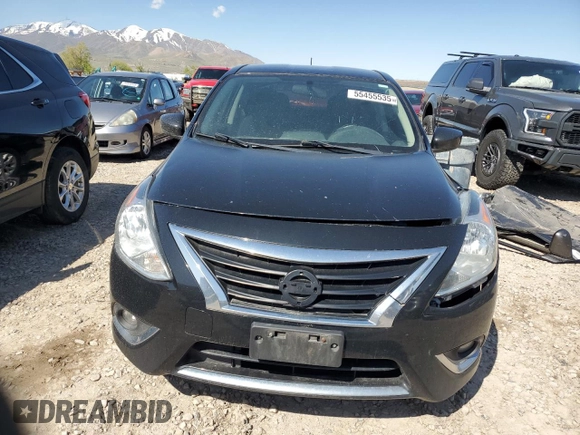 2018 Nissan Versa Sedan SV with VIN 3N1CN7AP1JL815625, listed as a Copart auction lot 55455535 with 108,942 mi miles and Clean Title. Bid and sale history available at carsss.com. Image 5.