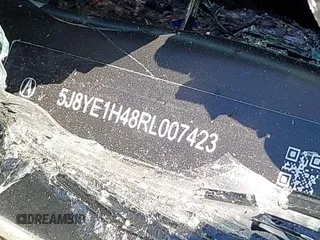 2024 Acura MDX Technology с VIN 5J8YE1H48RL007423, выставлен на аукционе IAAI как лот 42056464 с пробегом 22 855 миль миль и . История ставок и продаж доступна на DreamBid. Изображение 9.